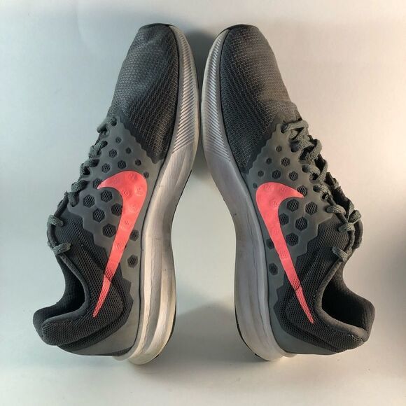 Nike Downshifter 7 womens running shoes lace up sneakers gray white size 10 - Picture 8 of 8